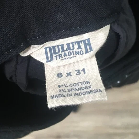 NWT Duluth Trading Co Women’s Black Straight-Leg Stretch Work/Dress Pants 6×31 - Picture 6 of 7